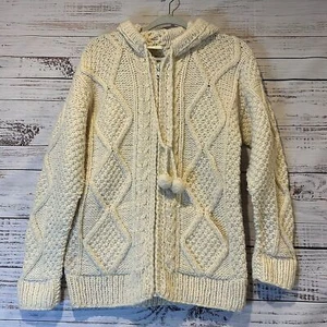 Indian Creations Wool Hooded Sweater Size S - Picture 1 of 5