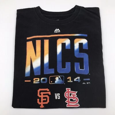 Camiseta manga corta 2014 NLCS SF Giants vs STL Cardinals Roster para hombre talla 2XL Foto 1 de 4