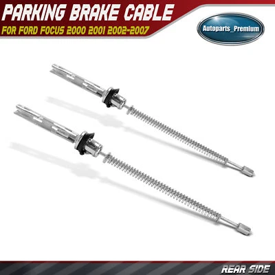 2pcs Rear Left & Right Parking Brake Cable for Ford Focus 2000 2001 2003-2007 - Image 1 of 4