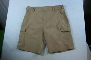 NIKE GOLF HERREN GRÖSSE 34 W KHAKI DRI-FIT FLACHE VORDERSEITE CHINO SHORTS - Bild 1 von 5