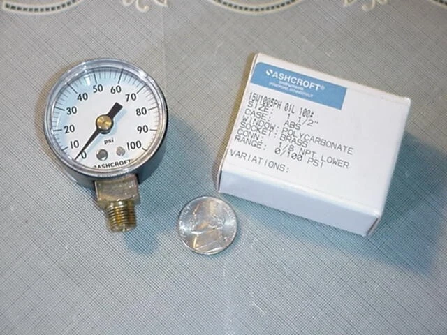 Ashcroft 15W1005PH Gage 0-100 PSI, 1 1/2 in - Image 1 of 1