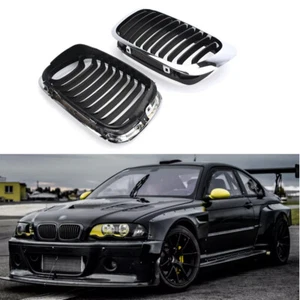 Parrilla delantera negra brillante convertible 98-01 M3 00-06 cupé 2D E46 serie 3 - Imagen 1 de 9