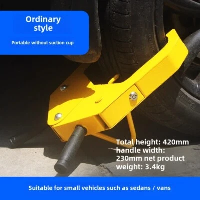 Bloqueo de neumáticos de coche engrosado antirrobo bloqueo antirrobo bloqueo de rueda bloqueo de ventosa - Imagen 1 de 4