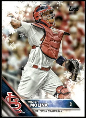 2016 Topps Holiday Yadier Molina #HMW183 - Image 1 of 2