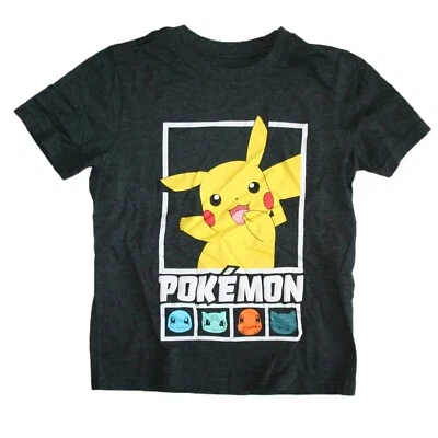 Pokemon Squares Team Graphic Print Boy's Short Sleeve T-Shirt - NWT - Image 1 of 4