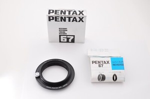 [Top Mint in Box] Asahi Pentax 67 6x7 Genuine Reverse Adapter 67mm From Japan SB