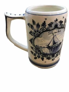 VTG Rare Heineken Regina Delft Blue Porcelain Beer Stein Mug Windmill Dutch 16oz - Picture 1 of 10