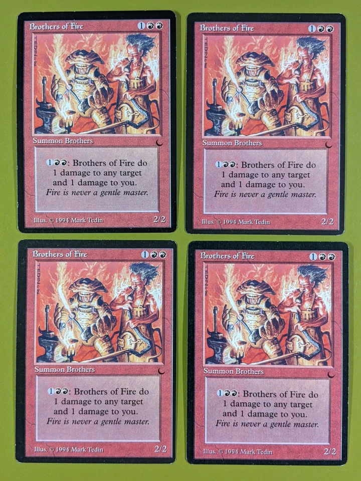 Brothers of Fire x4 The Dark 4x Playset Magic the Gathering MTG - Image 1 of 1