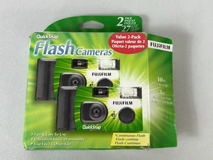 Twin Pack Fujifilm QuickSnap Flash Camera 2 Camera Exp 10/2019 - Picture 1 of 9