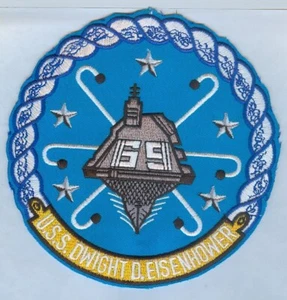 USS DWIGHT D EISENHOWER (CVN 69) SHIP PATCH .... MINT & NICE! - Picture 1 of 1