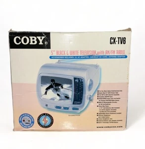 Vintage TV Coby CX-TV6 5" 480i CRT Television - Picture 1 of 2