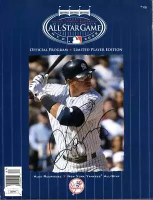 Alex Rodriguez JSA Cert Signed  2008 All Star Program Autograph - Image 1 of 2