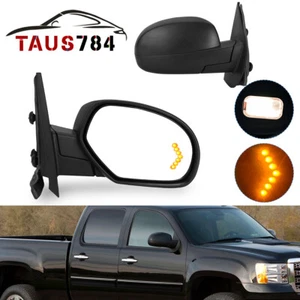 Passenger Side Mirror For 2007 - 2013 Chevy Silverado 1500 2500HD 3500HD Signal - Bild 1 von 9