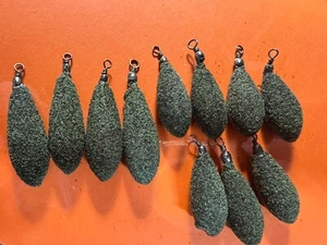 Arsley Bomb Sinker 2 Sizes  Pack 13 Mixed Weights Eco Coated - Picture 1 of 7