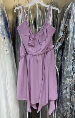 (Royal Bloom Purple) Alfred Angelo Size 16 Women’s Short Formal Dress - Image 1 of 2