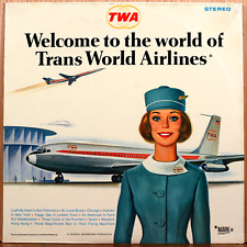 NOS vintage TWA Trans World Airlines LP record album Garabedian Mark 56 SEALED