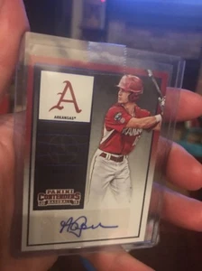 2015 Panini Contenders BLUE FOIL Andrew Benintendi Auto SSP Less Than 50 - Picture 1 of 5