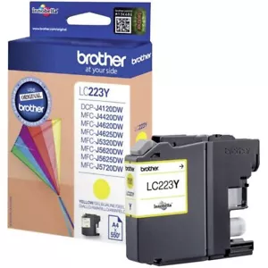 LC223Y Yellow Original Genuine Brother Printer Ink Cartridge LC223 - Picture 1 of 1