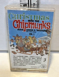 Vintage 1985 - Christmas With The Chipmunks Vol. 1 Cassette Tape - SEALED! - Imagen 1 de 3