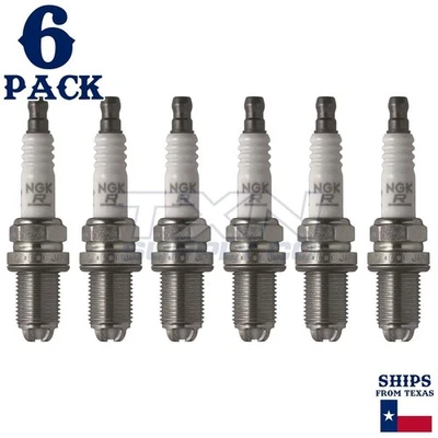 Paquete de 6 bujías láser platino NGK 1996-2000 para BMW 328i 2,8 L L6 Foto 1 de 3