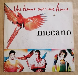 MECANO: Eine Frau mit einer Frau 7" 45T Mujer Contra Mujer 1990 sehr guter Zustand - Bild 1 von 2