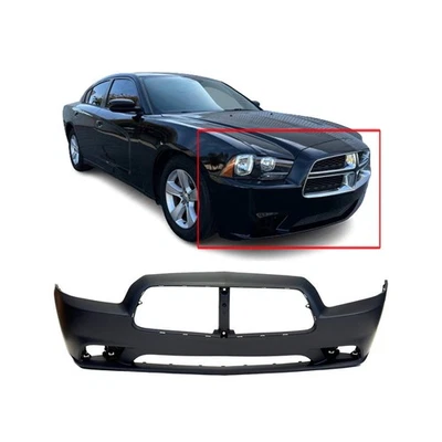 Cubierta de parachoques para Dodge Charger Pursuit R/T SE SXT 2011-2014 imprimada delantera Foto 1 de 4