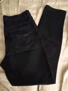 Style & Co Denim Black Slim Leg Jeans Sz 10 - Picture 1 of 2