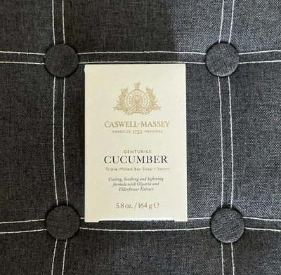 Caswell-Massey CUCUMBER Soap Bar 5.8 oz Retired HTF ~ NEW OLD STOCK - Image 1 of 3