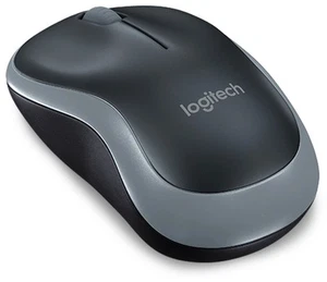 LOGITECH Funkmaus M185, optisch, 1000 dpi, grau - Bild 1 von 3