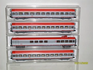 FLEISCHMANN     N GAUGE  OBB     COACHES  4 OFF - Picture 1 of 2