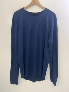 Hannes Roether Avant Garde Cotton Y2K Raw Hem Sweater M Minimal Capsule Luxury - Picture 1 of 15