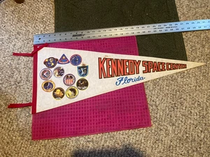 VINTAGE Apollo Missions Kennedy Space Center Florida FL Wimpel - schneller Versender - Bild 1 von 5