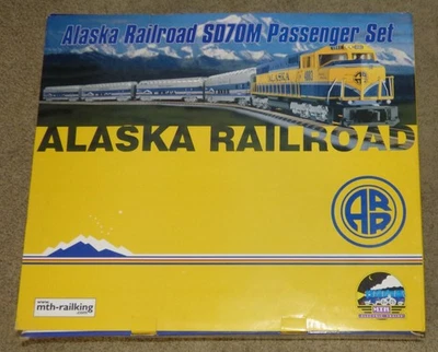 MTH 20-2290-1 Alaska SD70M Diesel Passenger Train Set With PS 2.0 O-Gauge NEW! - Image 1 of 4