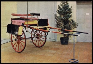 Postkarte irisches Jagdauto Pferdefahrzeug - Bild 1 von 2