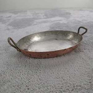 Vintage Williams Sonoma 7"x10" Kupfer Gratin Zinn gefüttert Kochgeschirr Made in France - Bild 1 von 14