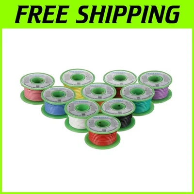 Flexible 18 Gauge Copper Wire - 10 Color Kit - Image 1 of 4