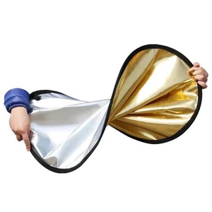 30Cm2 In 1 (Silver And White) Photography Reflector Outdoor Photo Lighting Bo BT - Picture 1 of 6