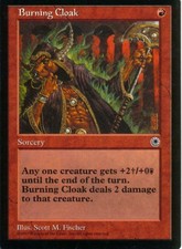 2x Burning Cloak | NM/EX | Portal | Magic MTG