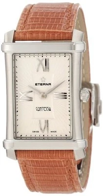 Женские кожаные часы Eterna 2410.41.65.1198 DIAMOND Contessa с двумя стрелками - Изображение 1 из 4