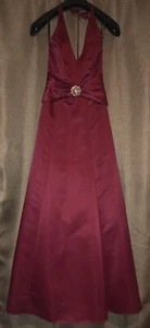 Vintage JESSICA MCCLINTOCK Gunne Sax Halter Christmas Dress Sz 1/2 - Picture 1 of 11
