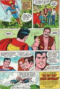 ARTE DE PRODUCCIÓN CÓMICA COLOREADO A MANO ADRIENNE ROY CURT CISNE PG 23 - Imagen 1 de 4