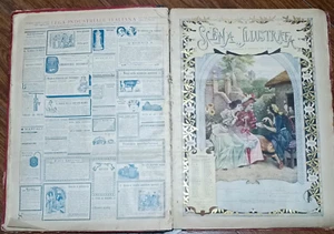 1894 Illustrierte Szene komplettes Jahr Einband von 20 Zeitschriften - Bild 1 von 5