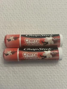 CHAPSTICK CHERRY VAINILLA Sabor Bálsamo Labial Lote de 2 Nuevos y Precintados - Imagen 1 de 2