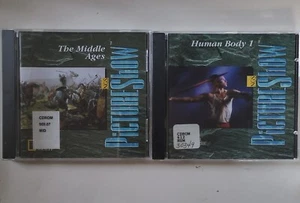 2-Posten National Geographic Picture Show CDs ~ DAS MITTELALTER + MENSCHLICHER KÖRPER 1 ~ Sehr guter Zustand - Bild 1 von 3