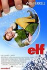 "Elf" Promo Poster Film Print Christmas Comedy Will Ferrell Zooey Deschanel Gift
