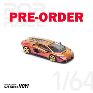 (Pre-order) POPRACE 1/64 LAMBORGHINI COUNTACH LP 800-4 - BLU HAL Diecast Model - Picture 1 of 9