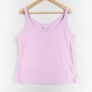 Ava & Viv Tank Top Plus Sz X Lilac Purple Terry Knit Cotton Blend Casual NEW - Picture 1 of 8