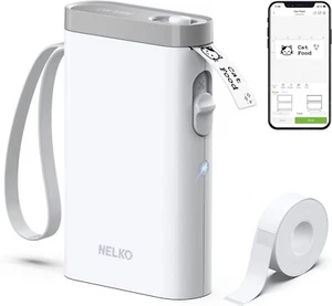 Nelko Label Maker Machine with Tape, P21 Portable Bluetooth Label Printer - Picture 1 of 9