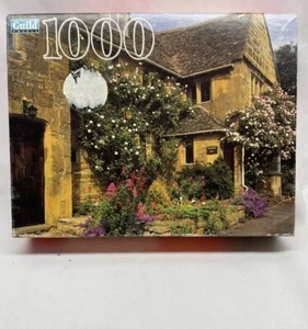 New - Cottage, Cotswold, England Jigsaw Puzzle 1000PC 20x27 Hasbro - Picture 1 of 2