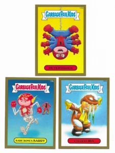 2014 Garbage Pail Kids series 2 lot of 3 GOLD parallels 106a 123b 132b - Picture 1 of 1